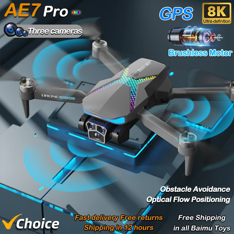 Hot Drone AE7 Pro Brushless Pr - Drone Photogrammetry ulasan dan harga