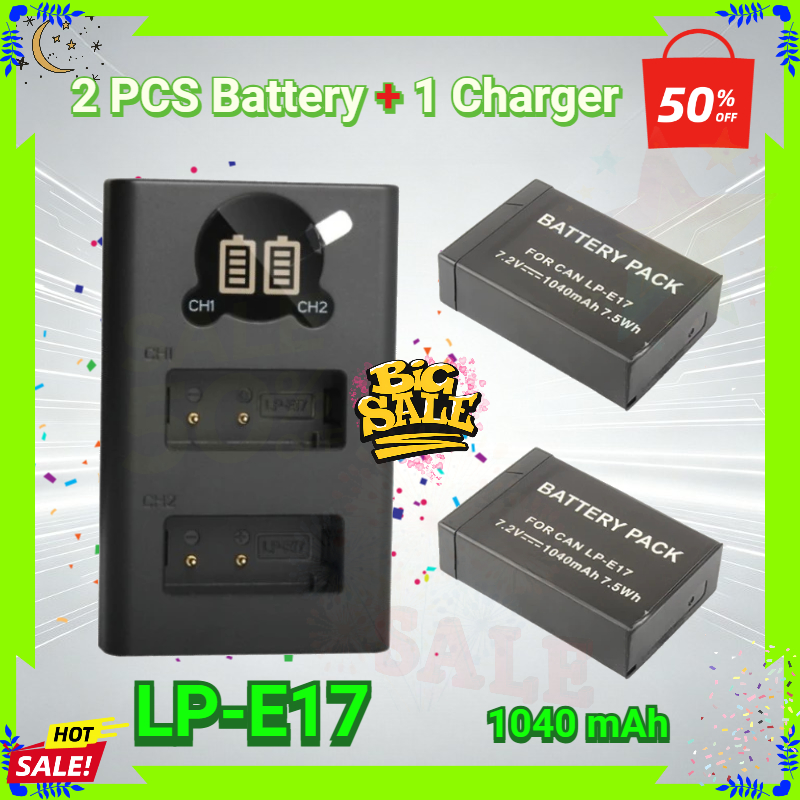 New 1040mAh LP-E17 Battery for - Canon Camera Eos R50 ulasan dan harga