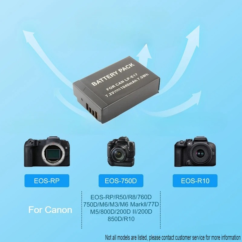 New 1040mAh LP-E17 Battery for - Canon Camera Eos R50 ulasan dan harga