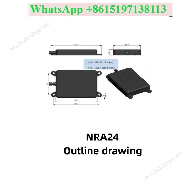 NRA24 200m 24GHz UAV drone alt - Drone Lidar ulasan dan harga